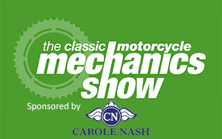 The Classic Motorcycle Mechanics Show sponsored by Carole Nash logo